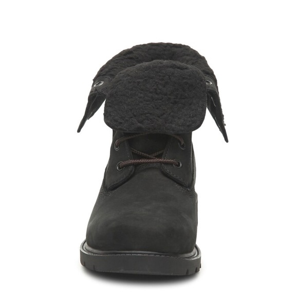 TIMBERLAND LINDEN WOODS WP FLEECE FOLD DOWN BOOTIE - BLACK NUBUCK
WOMEN … - Picture 6 of 14